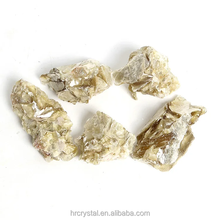 Natural Raw Crystals Specimen Irregular Rough Gold Phlogopite Mica Crystal Rough Specimen