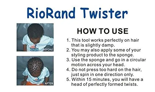 Twist Sponge Magic Sponge Brush Afro Styling  Hair Curls Sponge