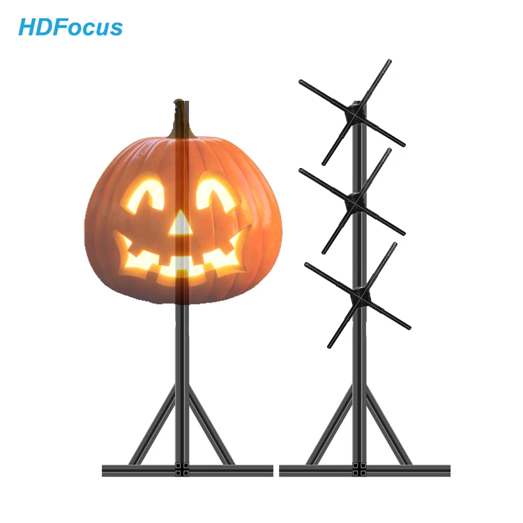 Hdfocus Outdoor 3D Holographic Display Projector Led Fan 3D Hologram 3D Led Fan Display 3D Holographic Advertising Display Fan