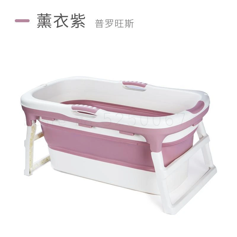 Adult Free Standing Bath Tub Bucket Folding Bath Tub For Adults Small Barrel Silica Gel Full-Body Thickening Tank House