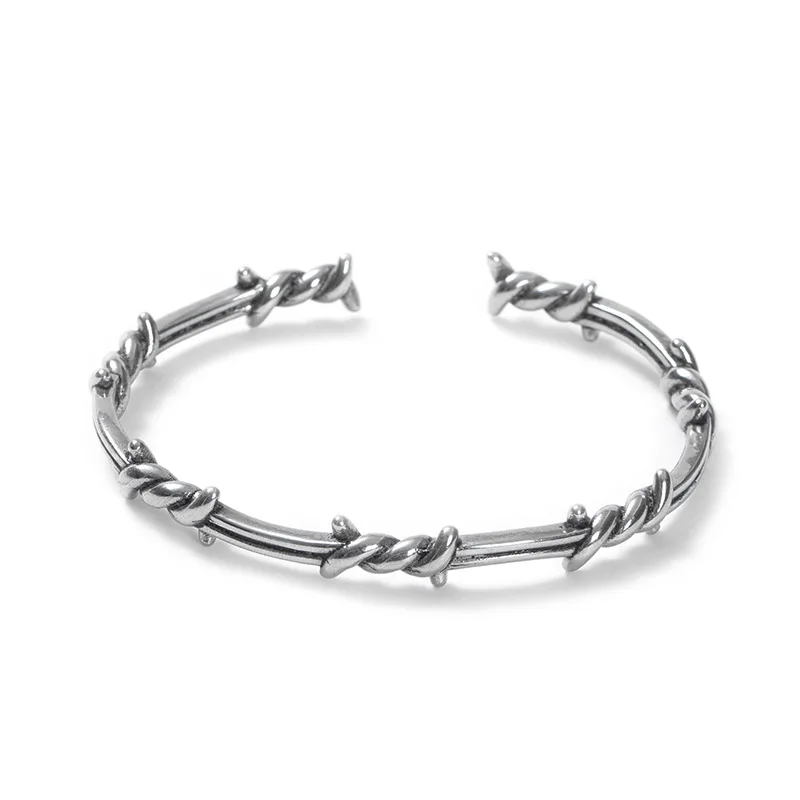 Hot Sale Popular Tie The Knot Bracelet Cuff Men Open Size Adjustable Bangle Unisex Jewelry