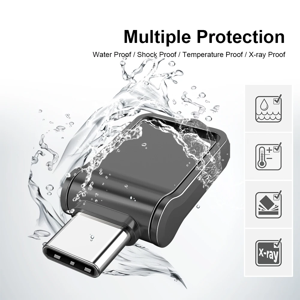 Лидер продаж металлическая Флешка типа C мини-флешка OTG USB флеш-накопитель 8 ГБ 16 32 карта памяти 3 0 1 USB-флешка для свадебного подарка