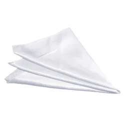Wedding dinner party table decoration Polyester napkins with rolled edge washable 100% polyester napkins