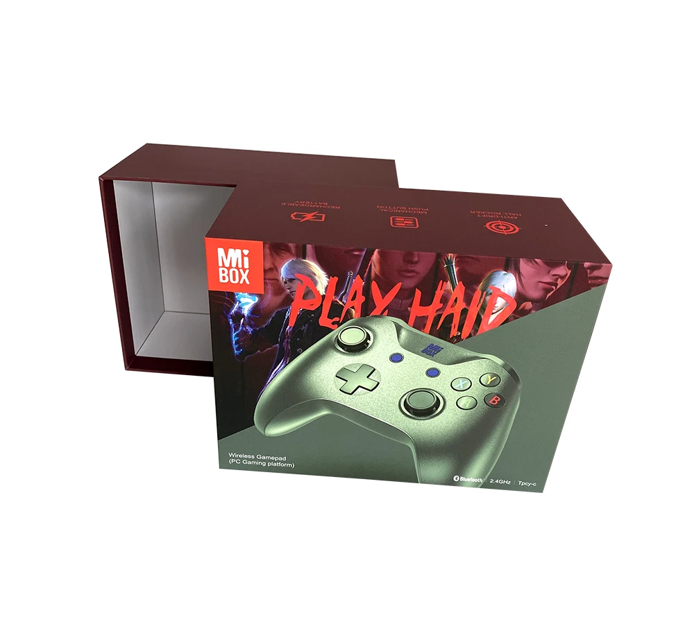 Factory Wholesale Custom Eco-friendly corrugated cardboard New electronic product lid and base game Packing Boxes