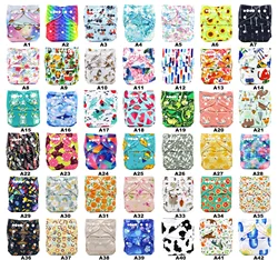Amazing Baby Cotton Cloth Diapers with Insert Reusable Cloth Nappy