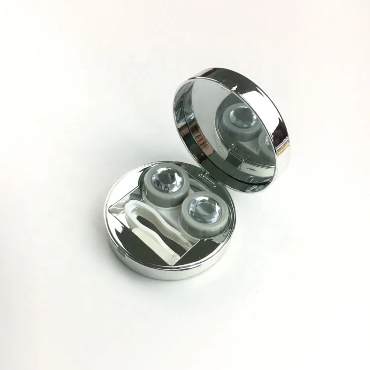 Diamond Topgrade Round Eyekan contact lens case Accept small quantity BLH-065B