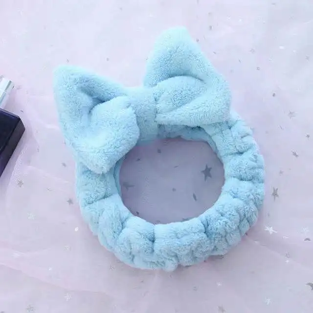 Повязка для волос из кораллового флиса