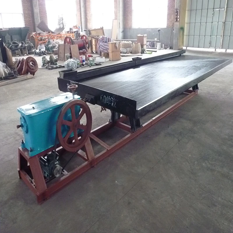 Mineral Rock Ore Gravity Separator Machine Vibration Gold Shaking Shaker T gold mining equipments processing plant