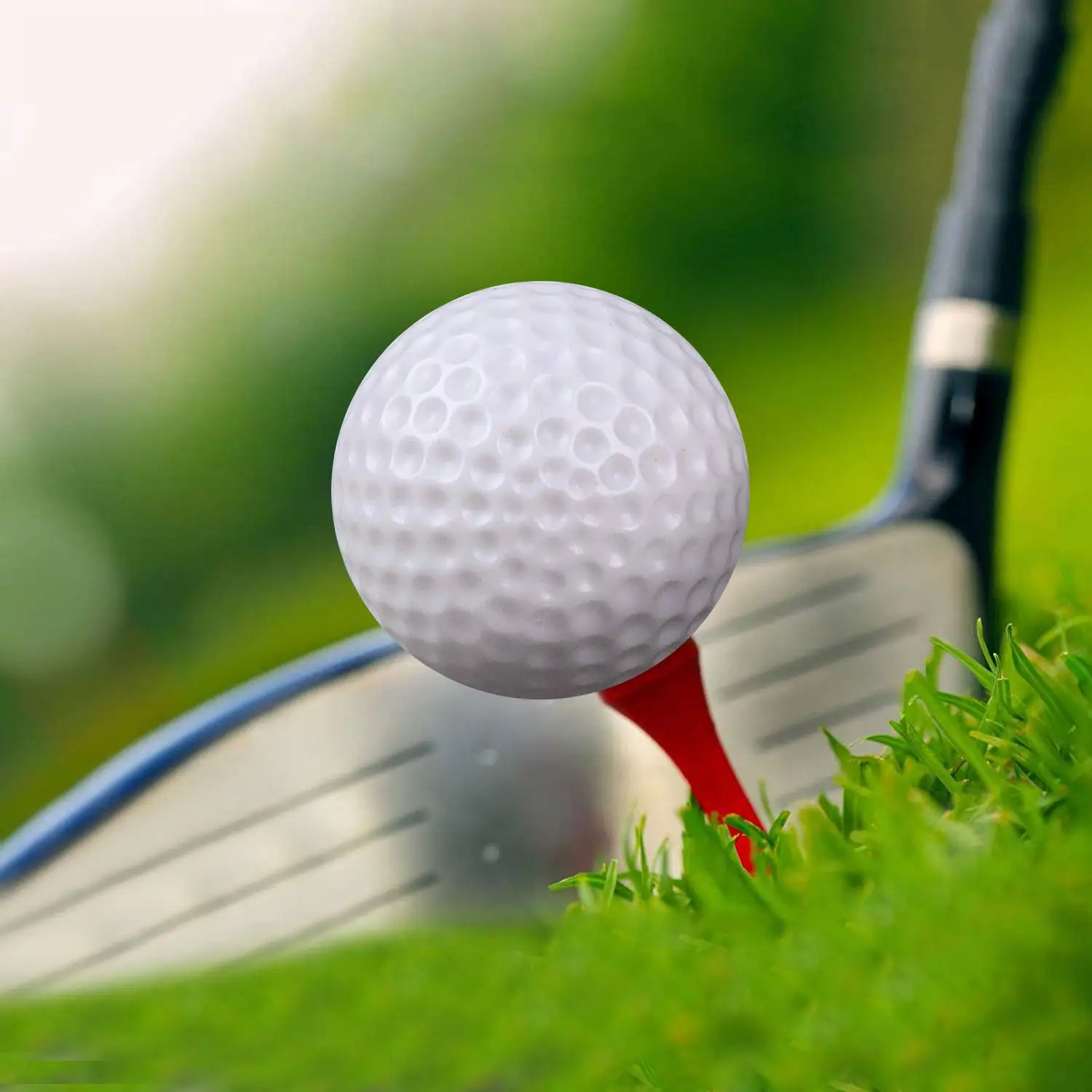 High Quality Custom Logo Golf Balls Color Plastic Rubber Surly Driving Range Golf Balls for Golf Course