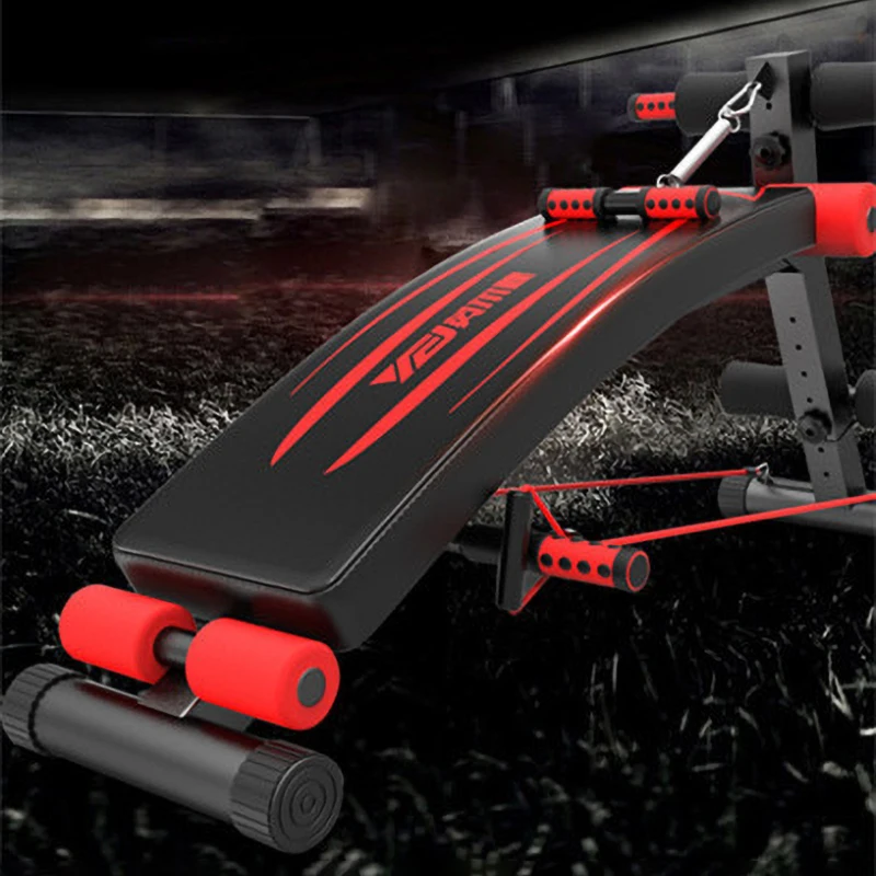 
Hot sale Amazon Gym Equipment Sit Up Bench Muscle Exercise Ab Chair Foldable Portable Exercise Supine Board 