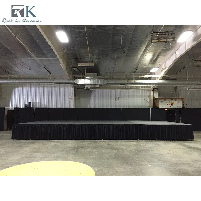 Portable Stage Skirts & Curtains aluminum stage frame truss portable stage systems