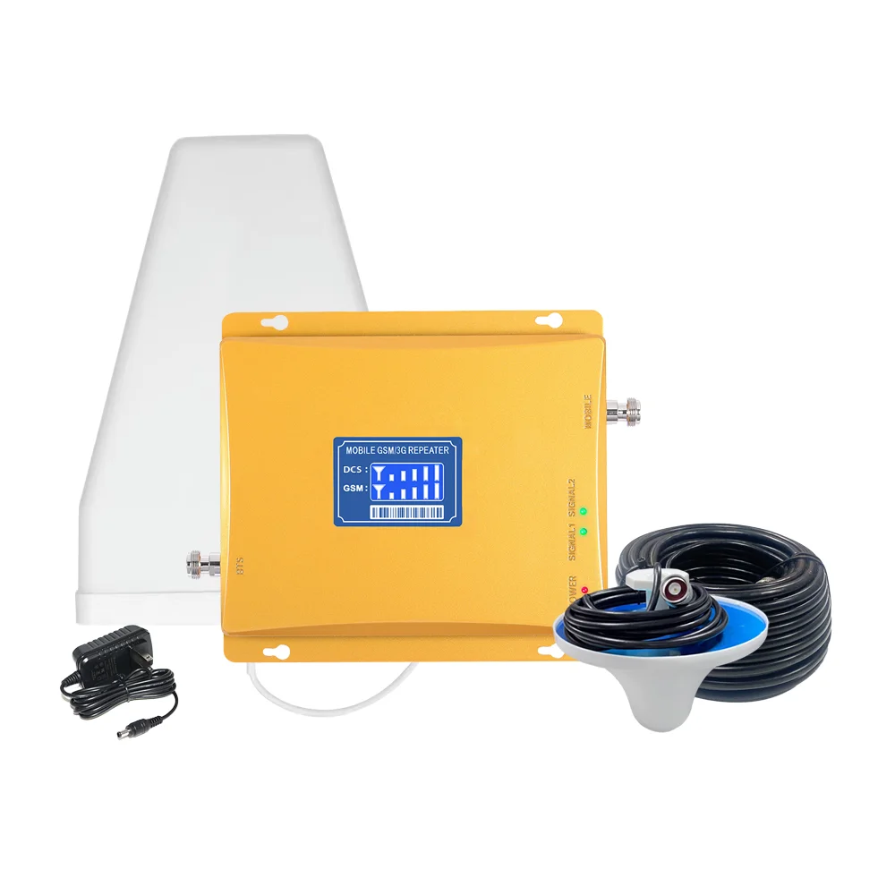 Signalsmith 900 1800mhz 2g 3g mobile signal booster amplifier 3g 4g 5g phone signal gsm repeater for Europe/Africa/Middle East