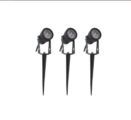  Водонепроницаемый Спайк пейзаж Лужайки led Свет 12V 220V Пейзаж пятно света IP65 напольный spike3w садовая Светодиодная
