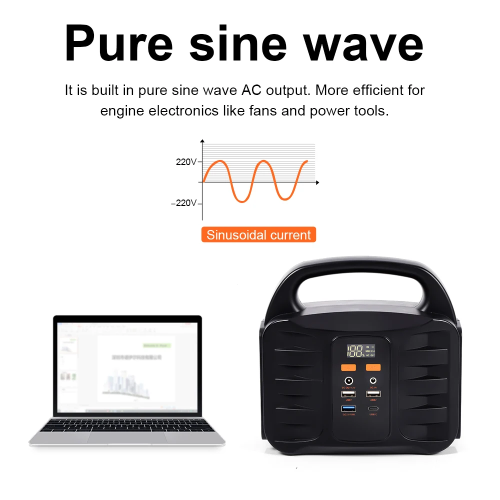 Solar Generator 1000 Watt 300w 1000w Portable Power Station 220v Power Bank