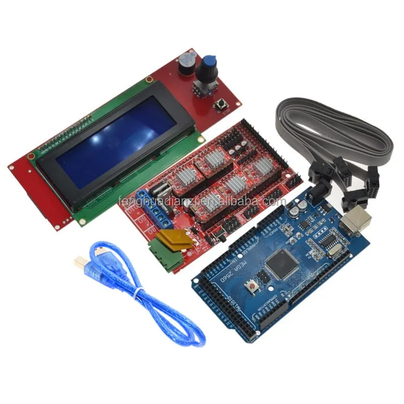 Комплект для 3D-принтера Mega 2560 R3 + контроллер RAMPS 1 4 модуль шагового драйвера A4988