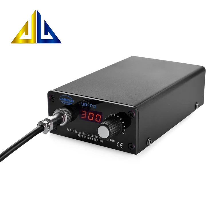  JABE UD-T12 паяльник для подключения к сварочная платформа 65 Вт Цифровой дисплей портативный T12 обслуживание постоянная