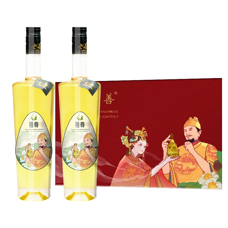 Quality Manufacturers Food Grade Light Yellow Lowering Cholesterol Levels Camellia Oil