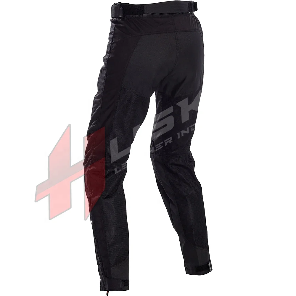2021 High Quality Cordura Full-Black Textile Motorbike Racing Suit Adventure Pants for Motorcyclists