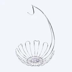 Large Metal Steel Decorative Kitchen Wire Basket Chrome Fruit Basket
