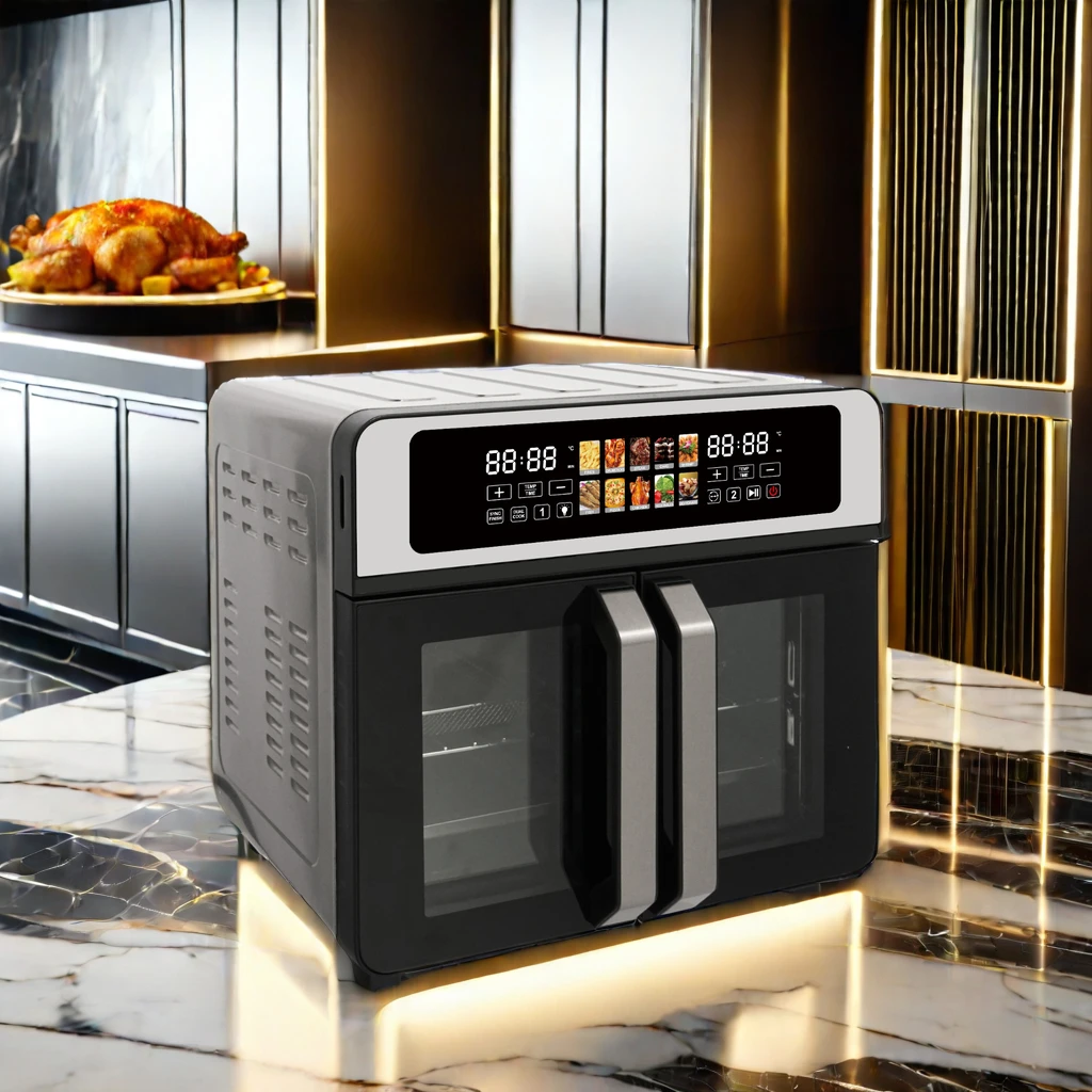 2024 New 2200w Dual Basket Air Fryer 9l~23l Double Pot Air Fryer Two Zone Wifi Smart Kitchen Appliances Freidora De Aire