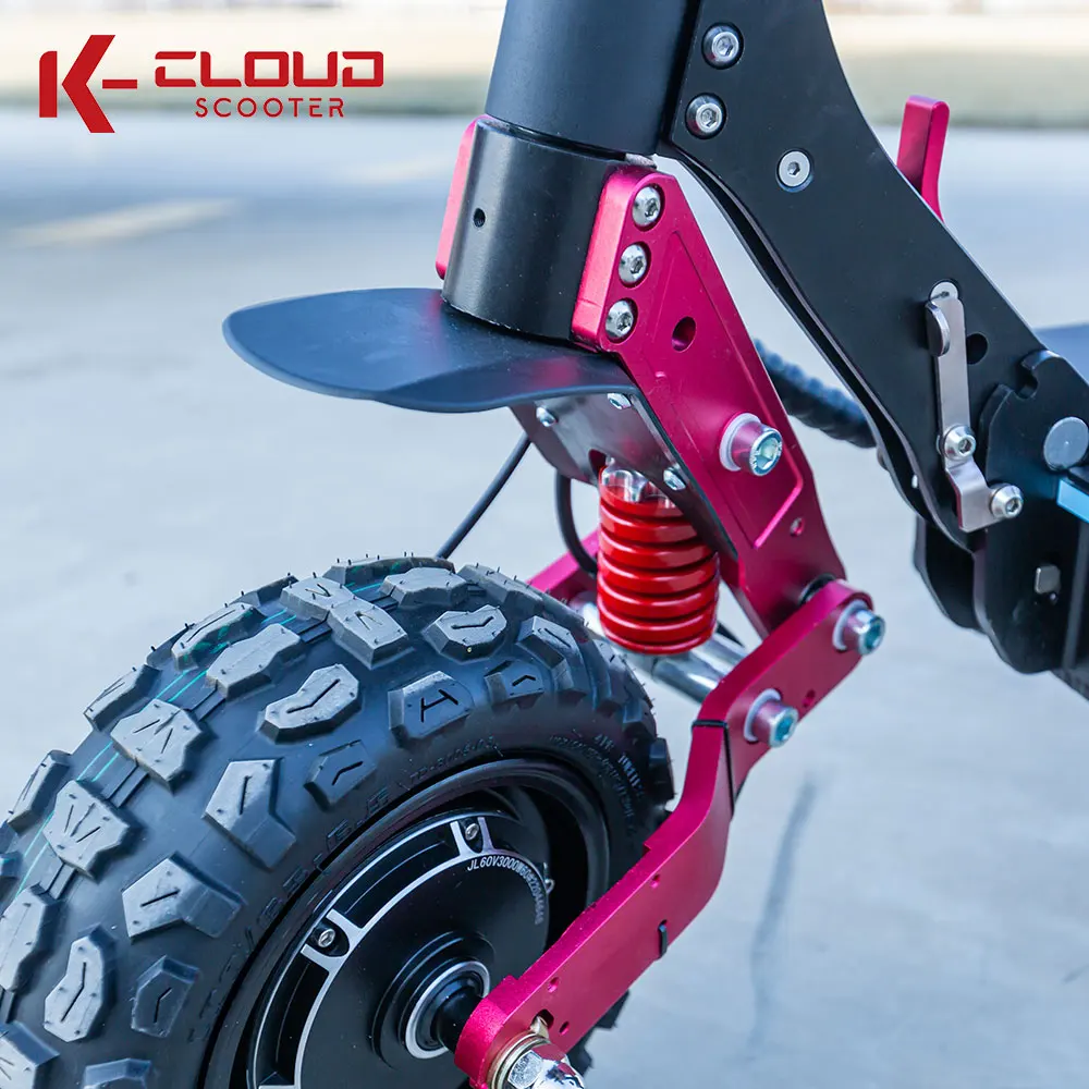 For Sale 60V E Scooter 5600W 6000W 150Kg Load Trotinette Slectrique Waterproof 11 Inch With Suspension