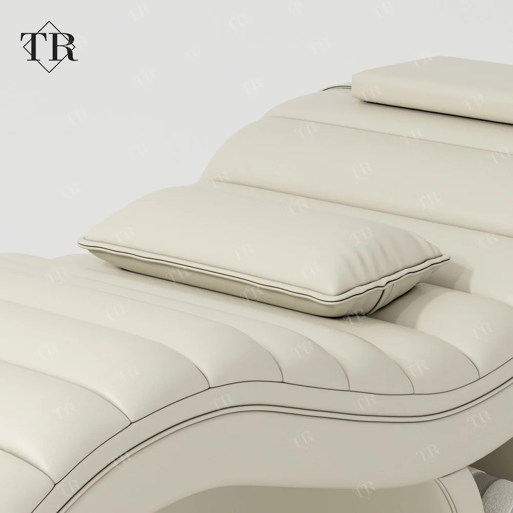 Turri 2024 Modern Lash Eyelash Bed White Curved Lash Bed Beauty Salon Furniture Spa Unique Design Custom Lash Extension Bed
