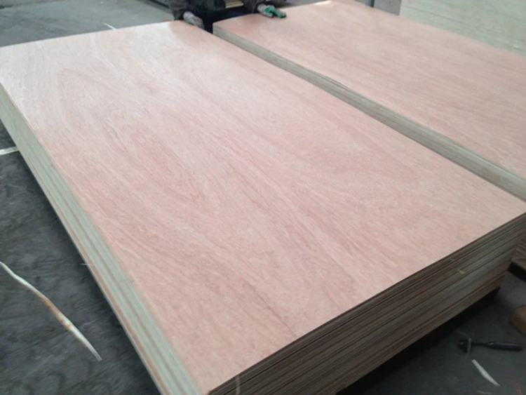 18mm Bintangor / Okoume/pine Wood Veneer Faced Plywood Commercial Plywood