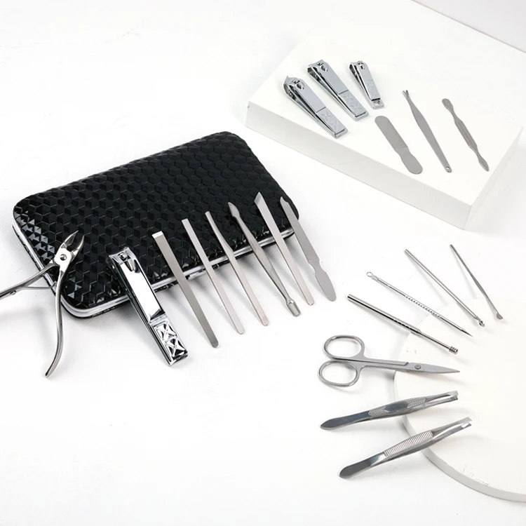 High Quality Set De Manicure Pedicure Nails Tool Cutter Clipper Care Art Kits Tools & Custom Logo Nail Kit Professional