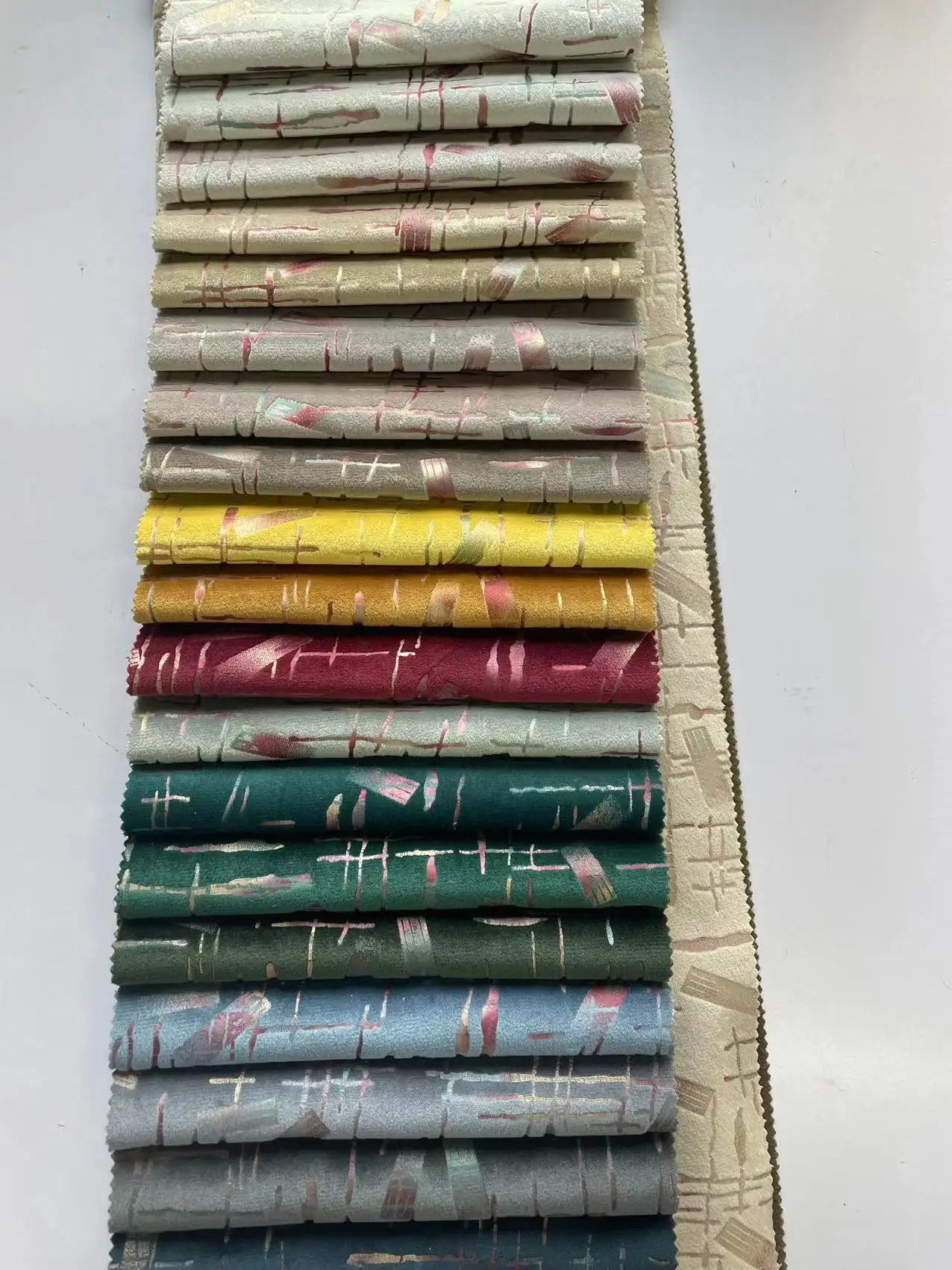 hot selling pressure rubber patterned shell fabric furnishing fabrics for curtain