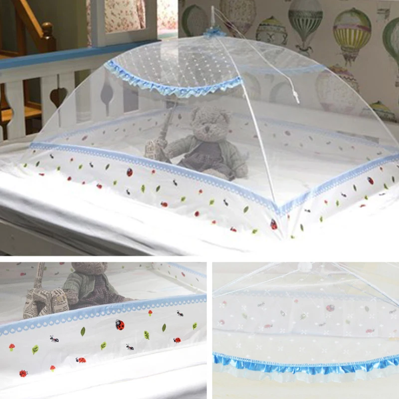 Portable design Umbrella style baby bed netting Folding Mosquito Net Tent for sleeping playing