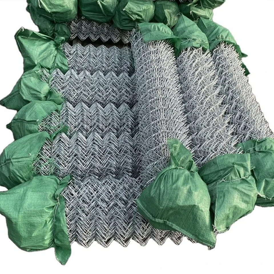 BOCN netting fence 9 Gauge Galvanized Wire 8ft Chain Link Fence Barbed Wire Extension Arms