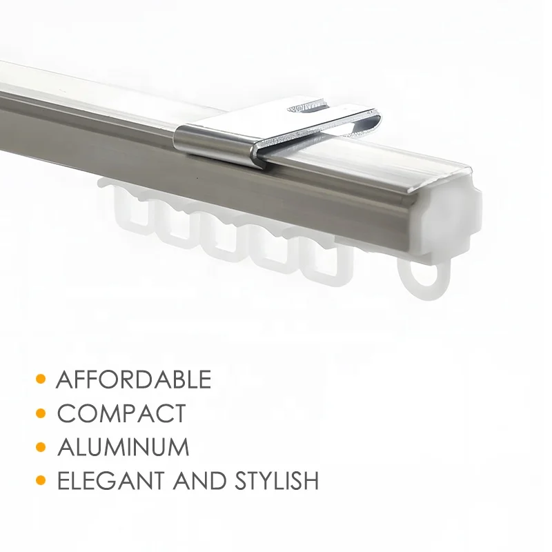 Elegant and Stylish Design U-Shape Aluminum  Rail Window Curtain Track