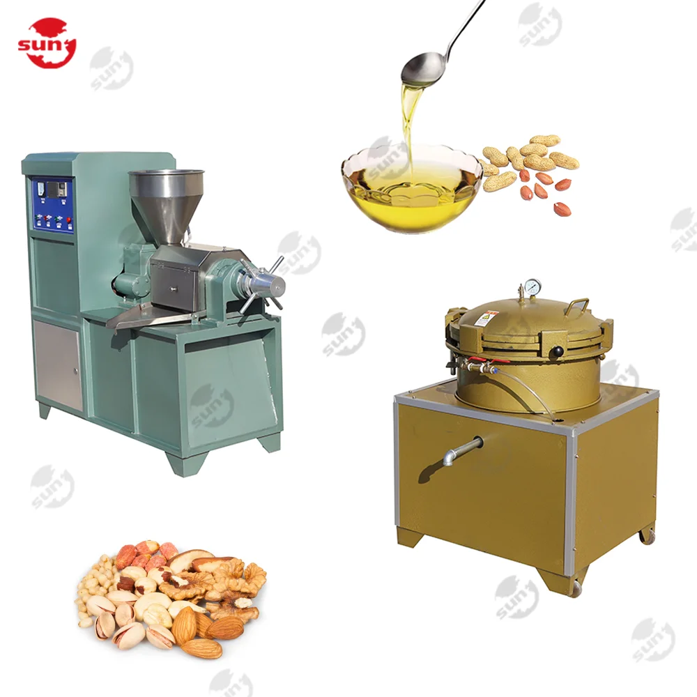 Small olive cooking oil mill extraction cold press making machines sunflower walnut oil extraction equipment