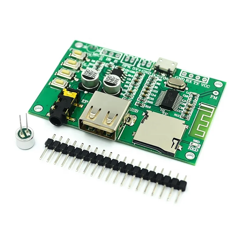 BT201 Dual Mode 5.0 Lossless Audio Amplifier Power Board Module TF Card U Disk Spp Serial Port Transparent Trans
