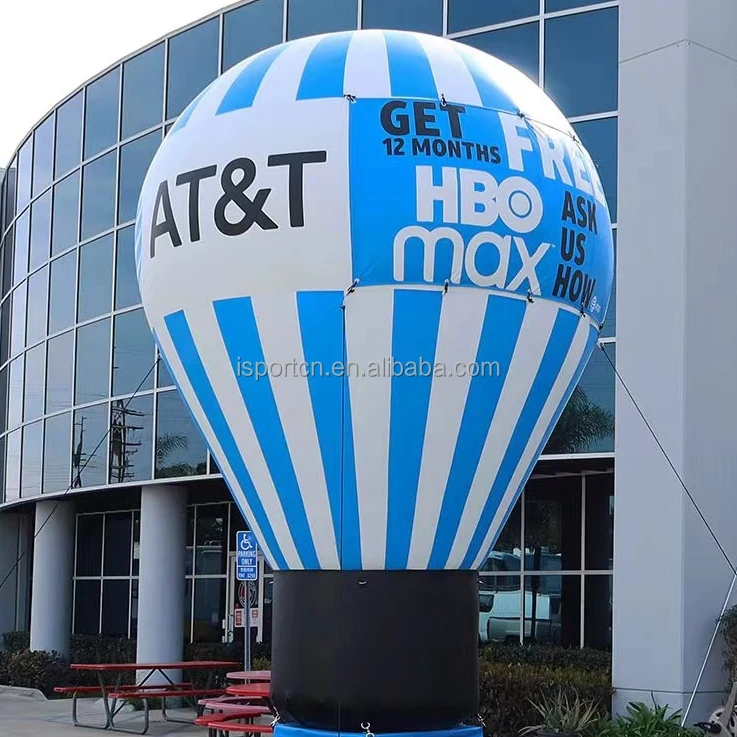 New Design Hot Air Advertising Inflatable Balloon Giant Roof Top Inflatable Balloon for Sale