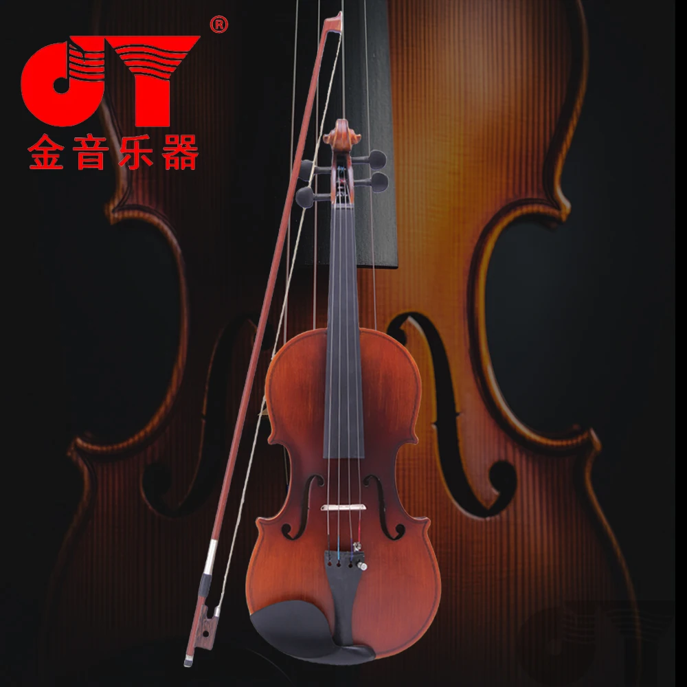 China Factory Advanced violin 4/4-1/8 solid wood violin