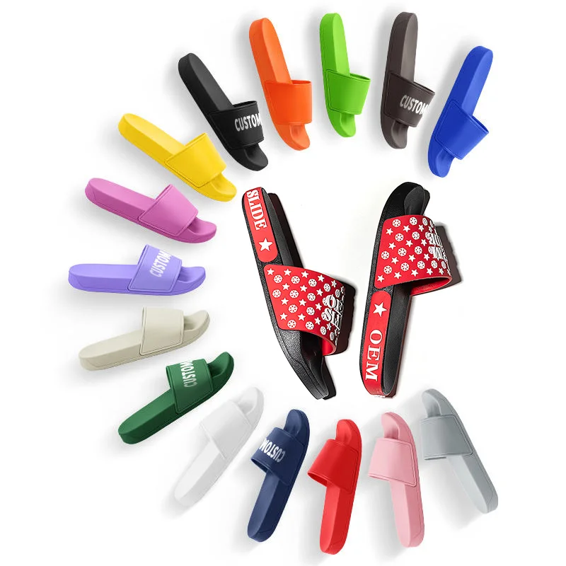 2022 New Fashion Summer Men Slippers Branded Youth Beach Slides Sandals For Men