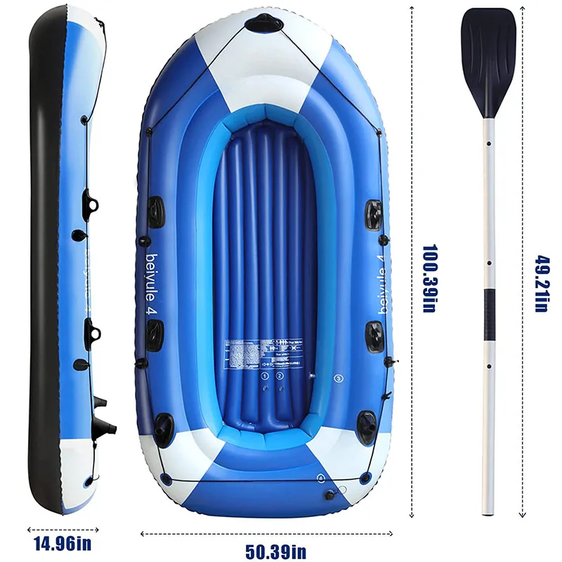Надувная лодка-утолщенные надувные плоты с воздушным насосом верёвка для ремонта весла лодка рыбалки каяк взрослых и детей