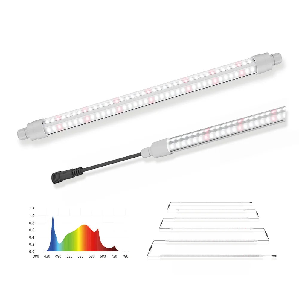 Quality full spectrum grow lights LED grow lamp waterproof plant lamp T8 tube for indoor plants hydroponics vertical farming