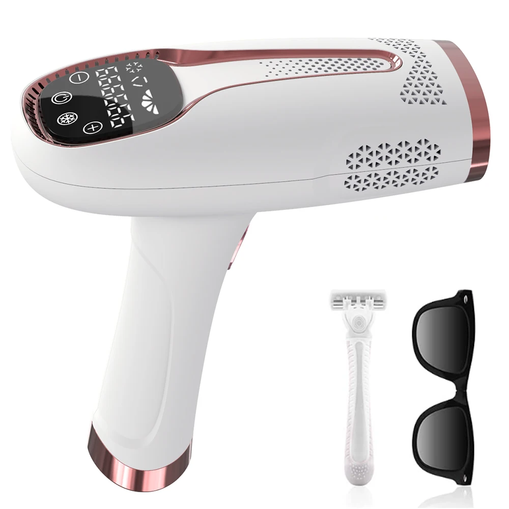 IPL Hair Removal Portable Painless Home Use Machine Mini Permanent Women Epilator Handheld Ice Laser Light Hair Removal Device