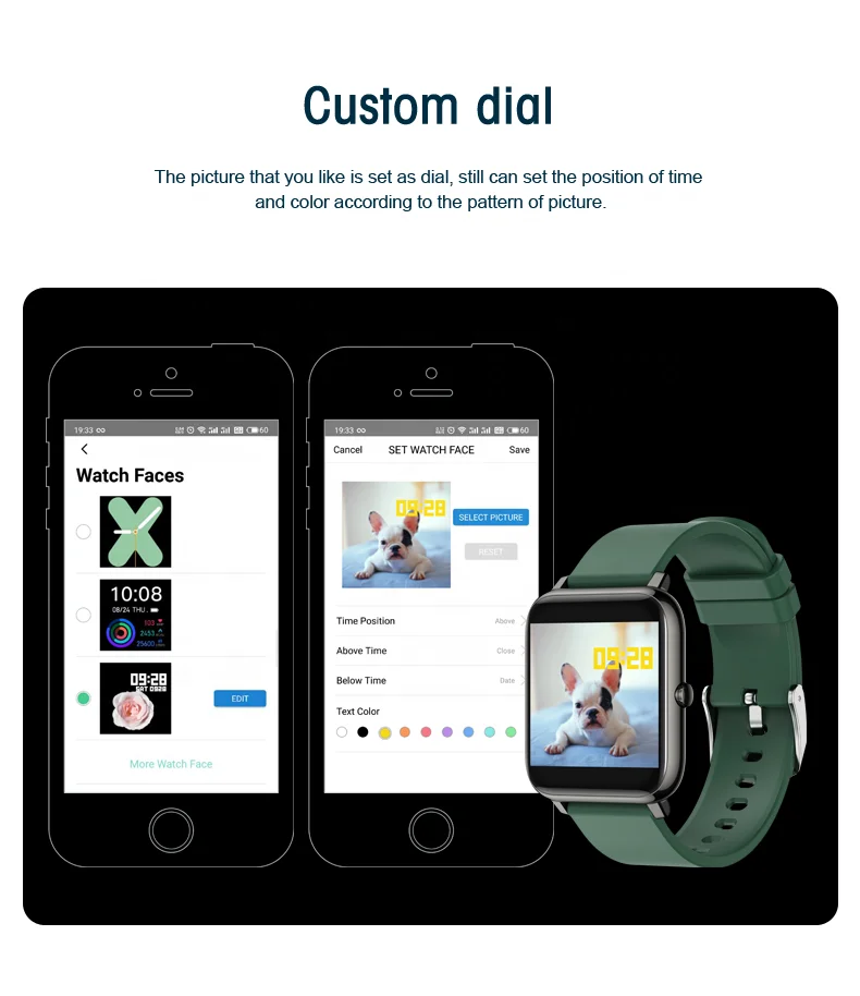 new arrivals relojes inteligentes smartwatch sport ip68 waterproof iwo series 5 6 smart watch