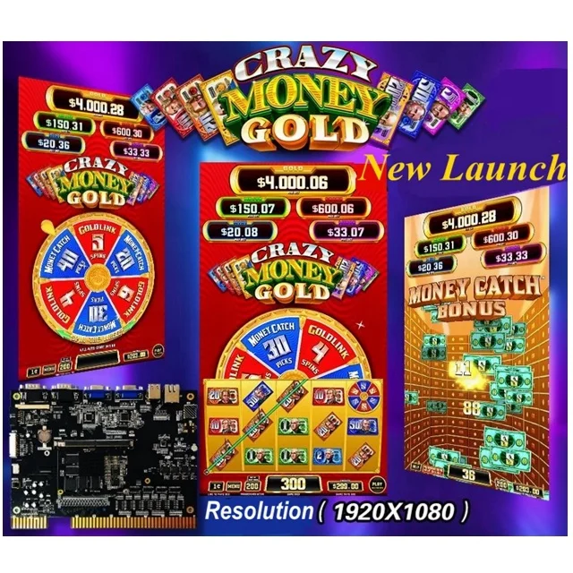 Crazy Money slot game board/slot machine/Crazy Money for slot game machine