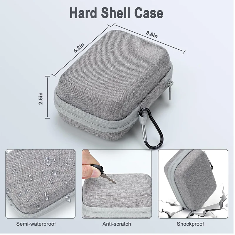 Custom Eva Hard Case For Carson Microbrite Plus Led Lighted Zoom Pocket Microscope Travel Case Protective Cover Storage Bag