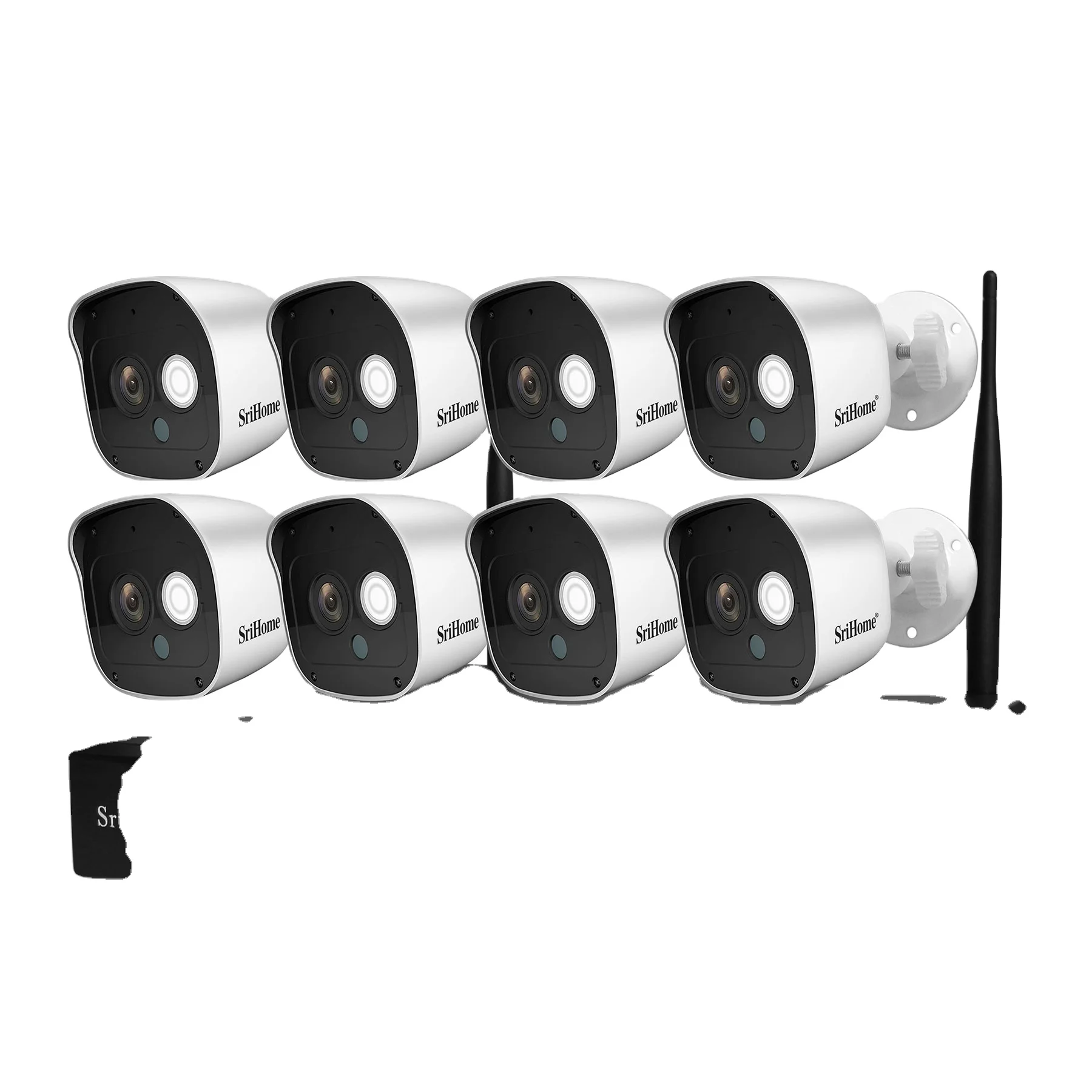 Waterproof Housing Outdoor IP Camera 8CH Wireless NVR