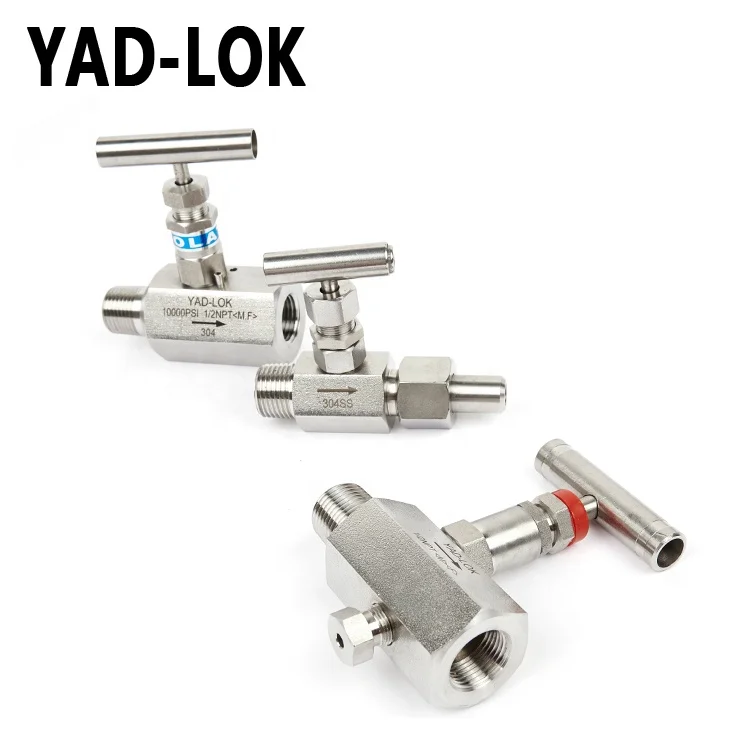 YAD-LOK Wenzhou 1/4 Npt 2000Psi Stainless Steel Needle Valve For Water
