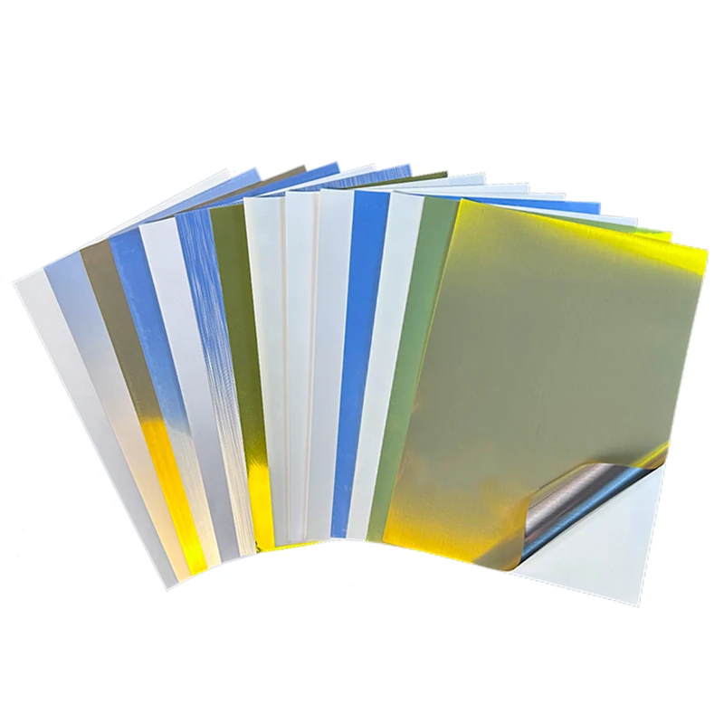 Inkjet Printable Self Adhesive 8.5x11 A3 A4 Waterproof Silver Golden Metallic Printable Sheet Sticker Paper A4