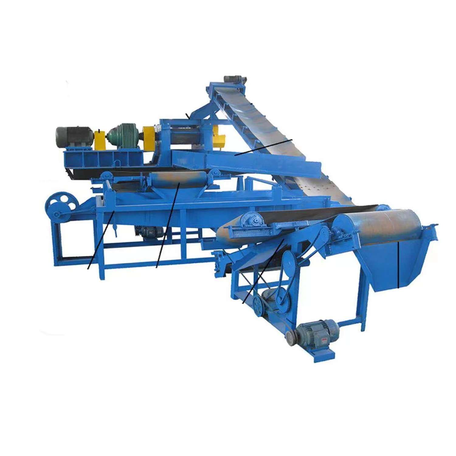 China Factory Waste Tire Grinding Machine Tyre Recycling Grinder Old Tire Cutting Machine