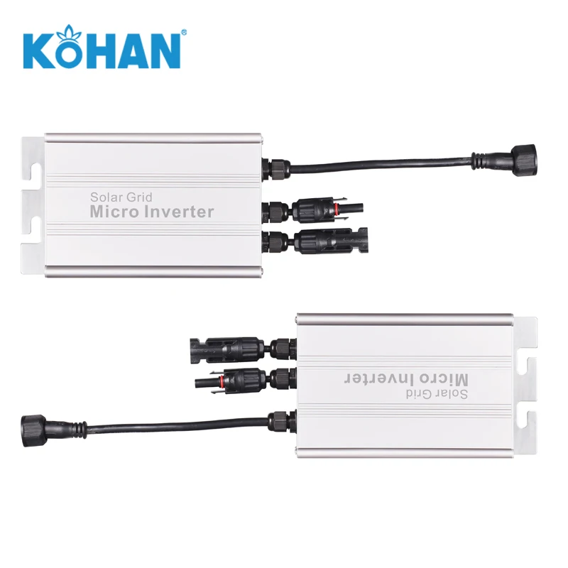 MPPT Solar Grid Tie Micro Inverter Home Solar PV Grid System 350W 500W 600W 700W DC18V-50V to AC120V/230V Output Solar Inverter