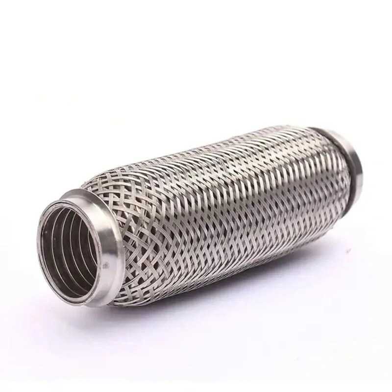 Muffler Double Braided Exhaust Pipe Corrugated Pipe Manufacturer For Car Auto Industry