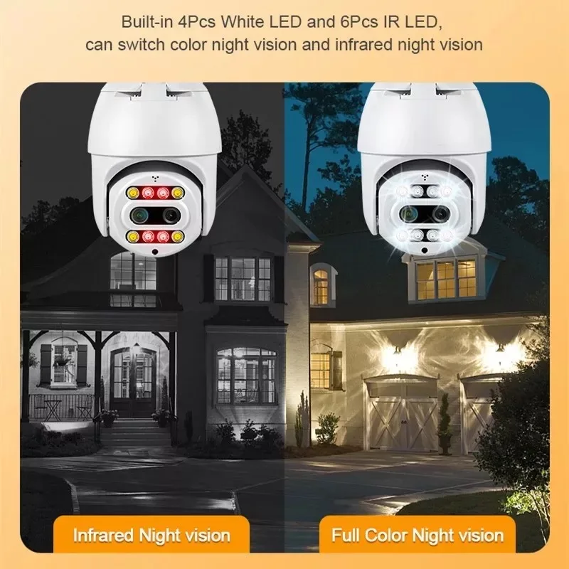 Горячая Распродажа в Китае, умная Беспроводная Ptz-камера видеонаблюдения 2,4 ГГц, беспроводная IP-камера для использования вне помещений